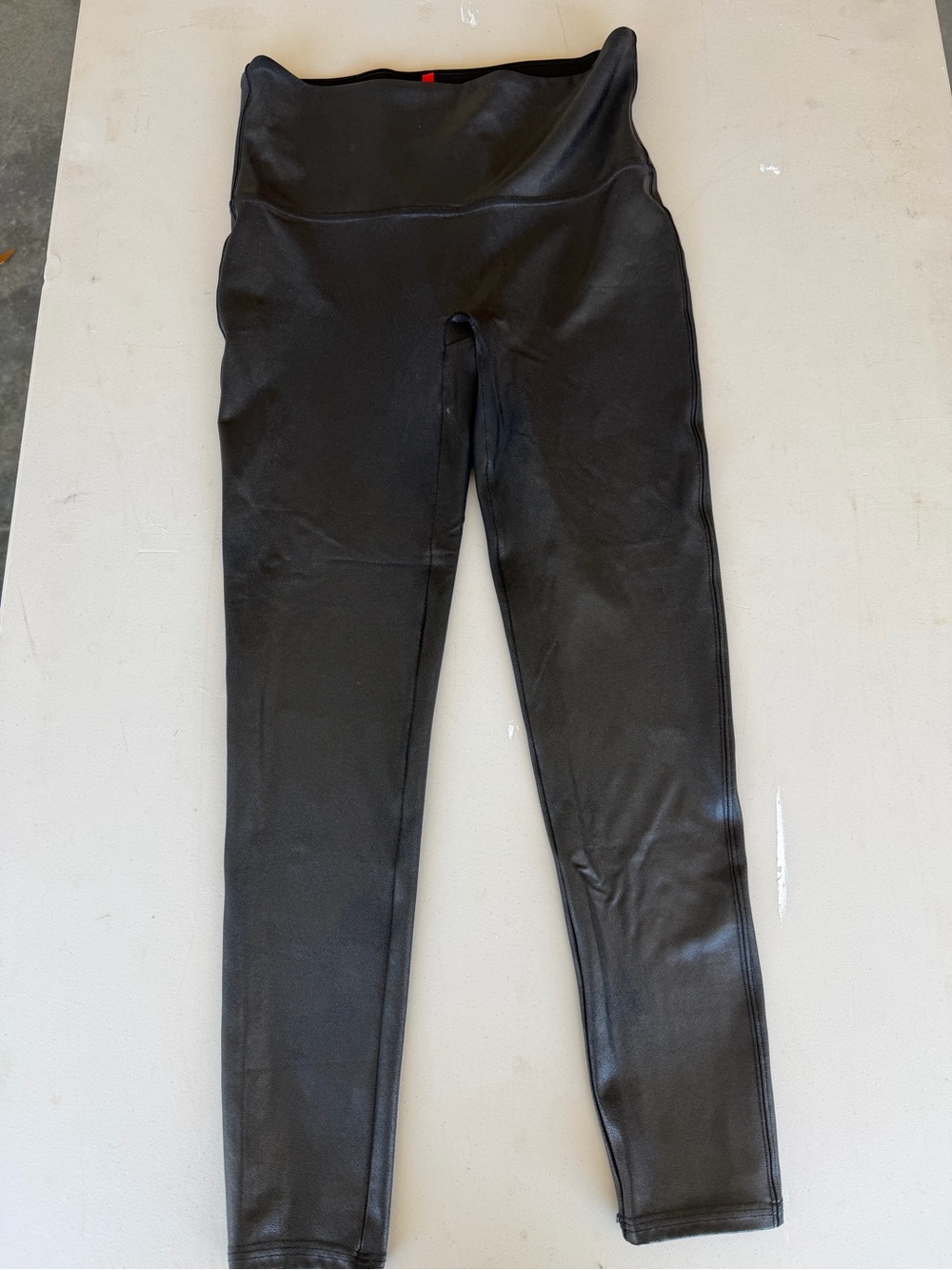 Faux leather SPANX leggings